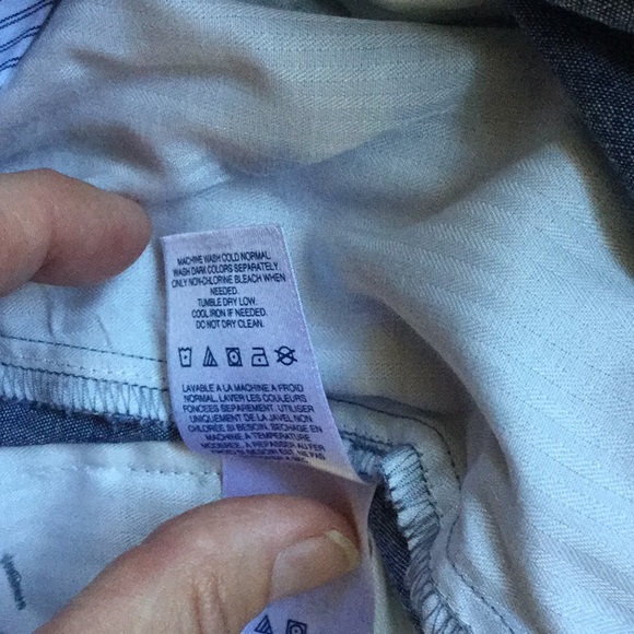 Land’s End Women’s Chambray Crop Chinos SIZE 6 - Picture 6 of 6